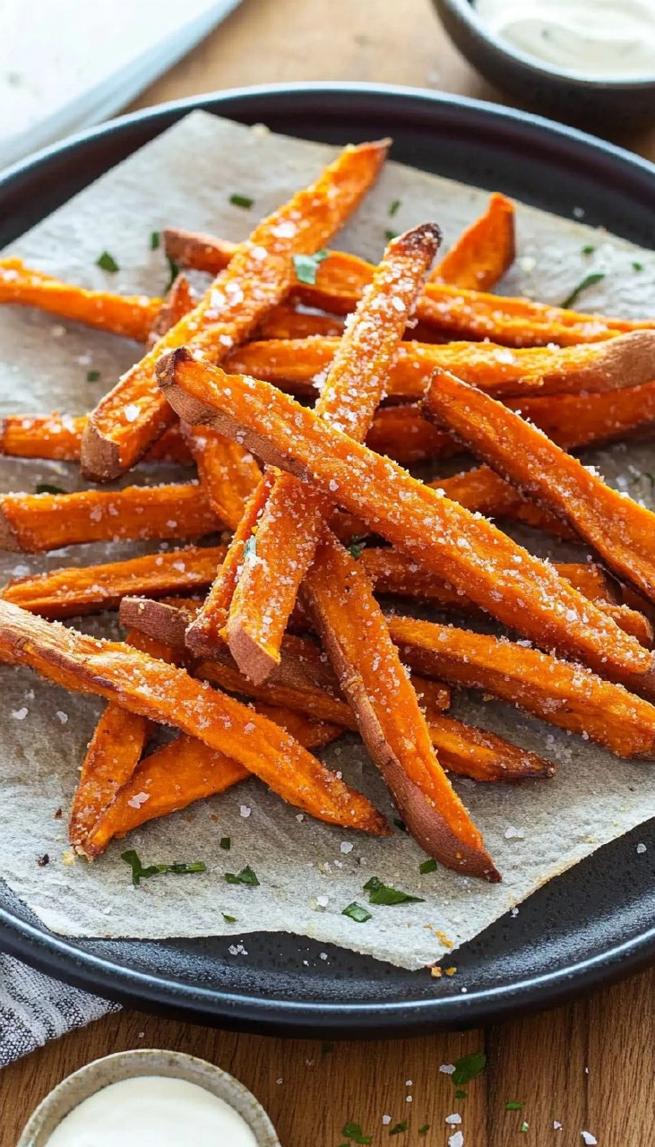 Crispy Oven Baked Sweet Potato Fries