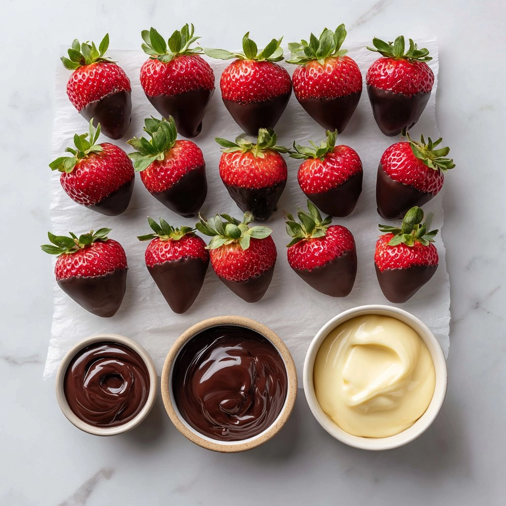 Easy Chocolate Covered Strawberries