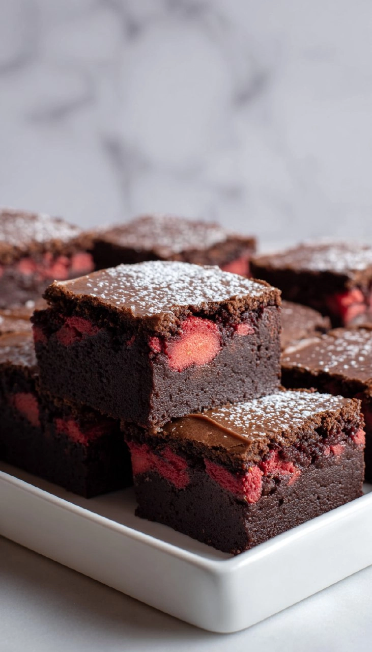 Strawberry Brownies