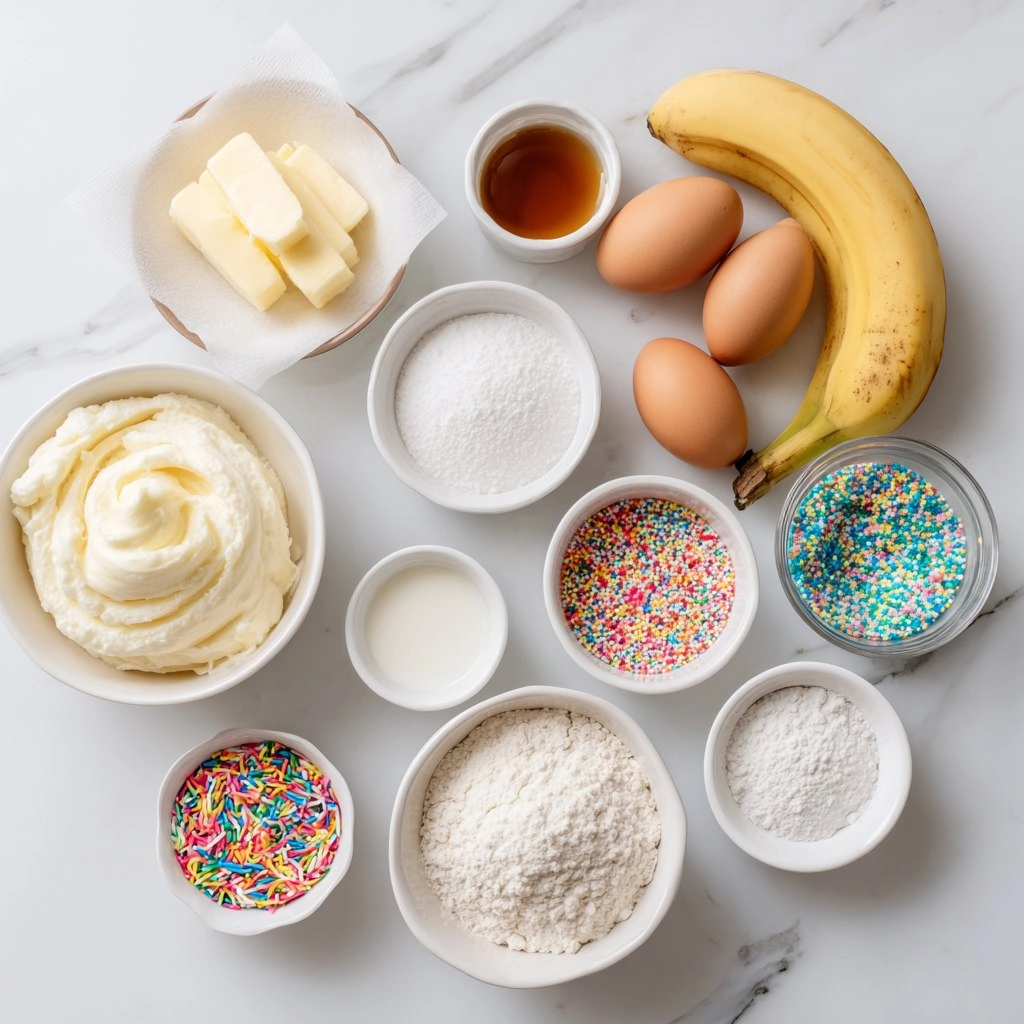 Birthday Cake Banana Bread