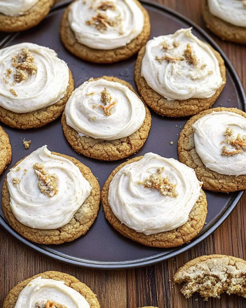 Carrot-Cake-Cookies-with-Brown-Sugar-Ermine-Frosting-Recipe