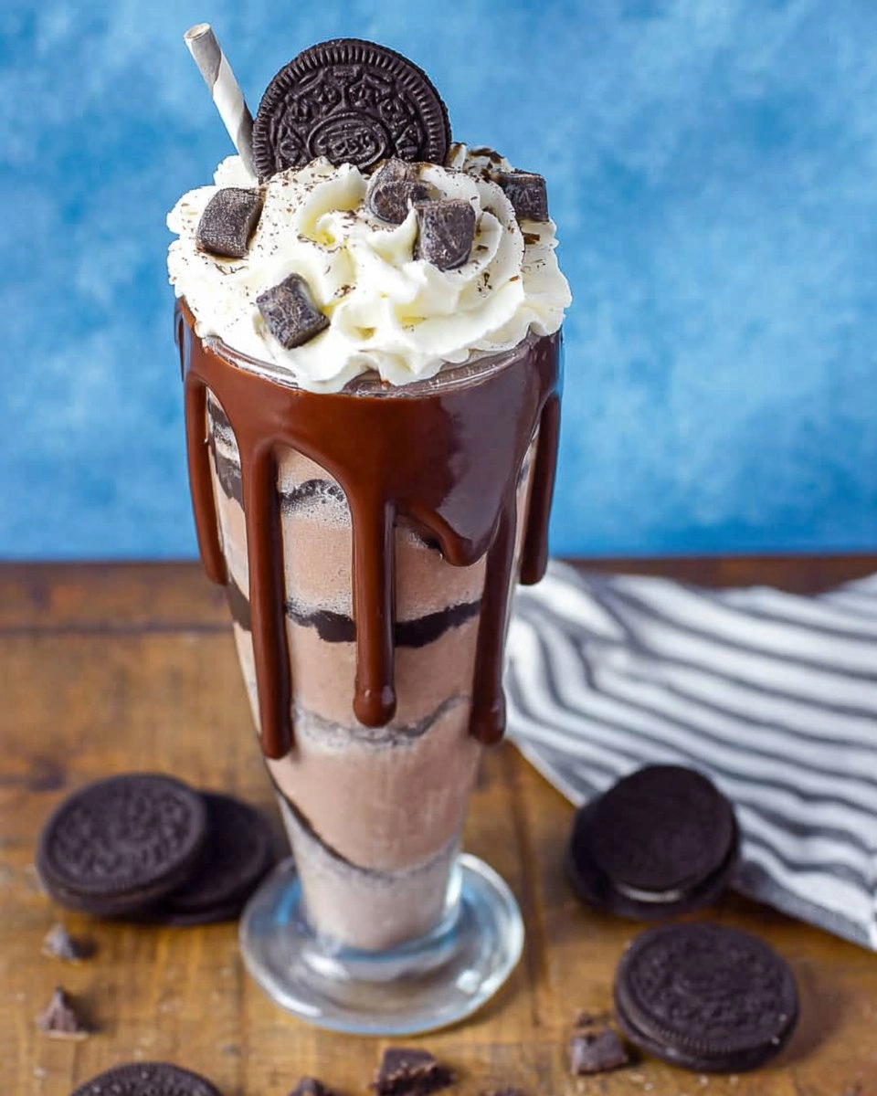 Chocolate Oreo Milkshakes