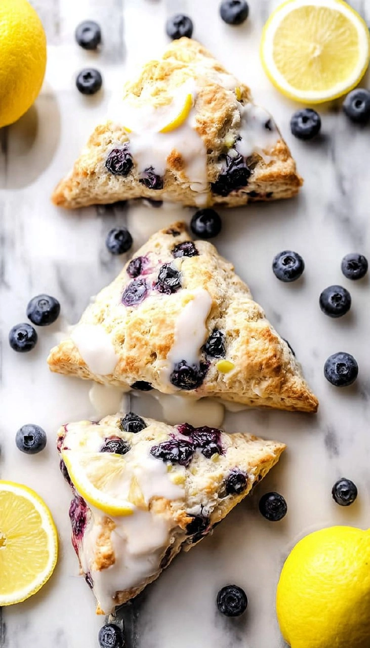 Lemon Blueberry Scones 120 Lemon Blueberry Scones