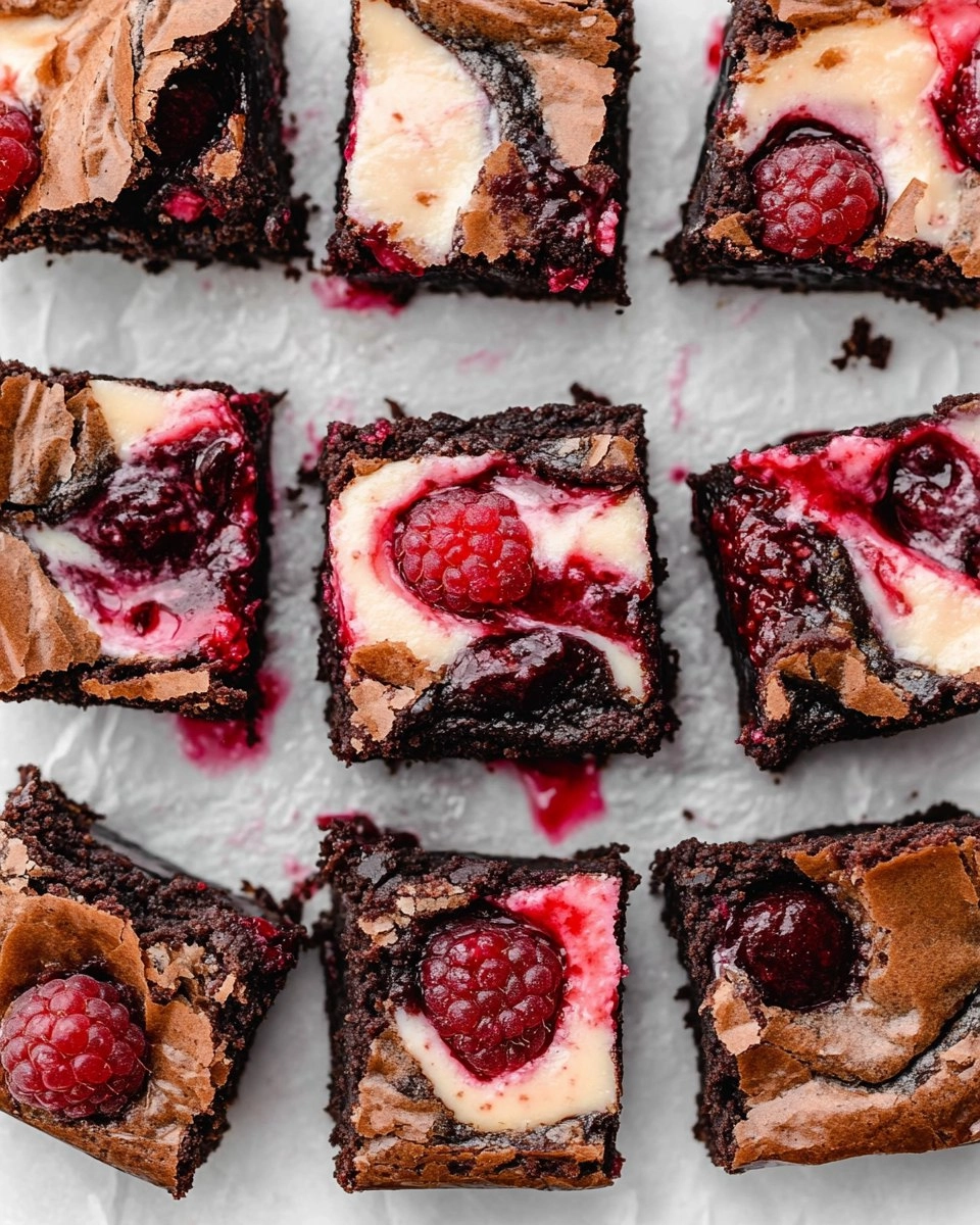Raspberry Cheesecake Brownies