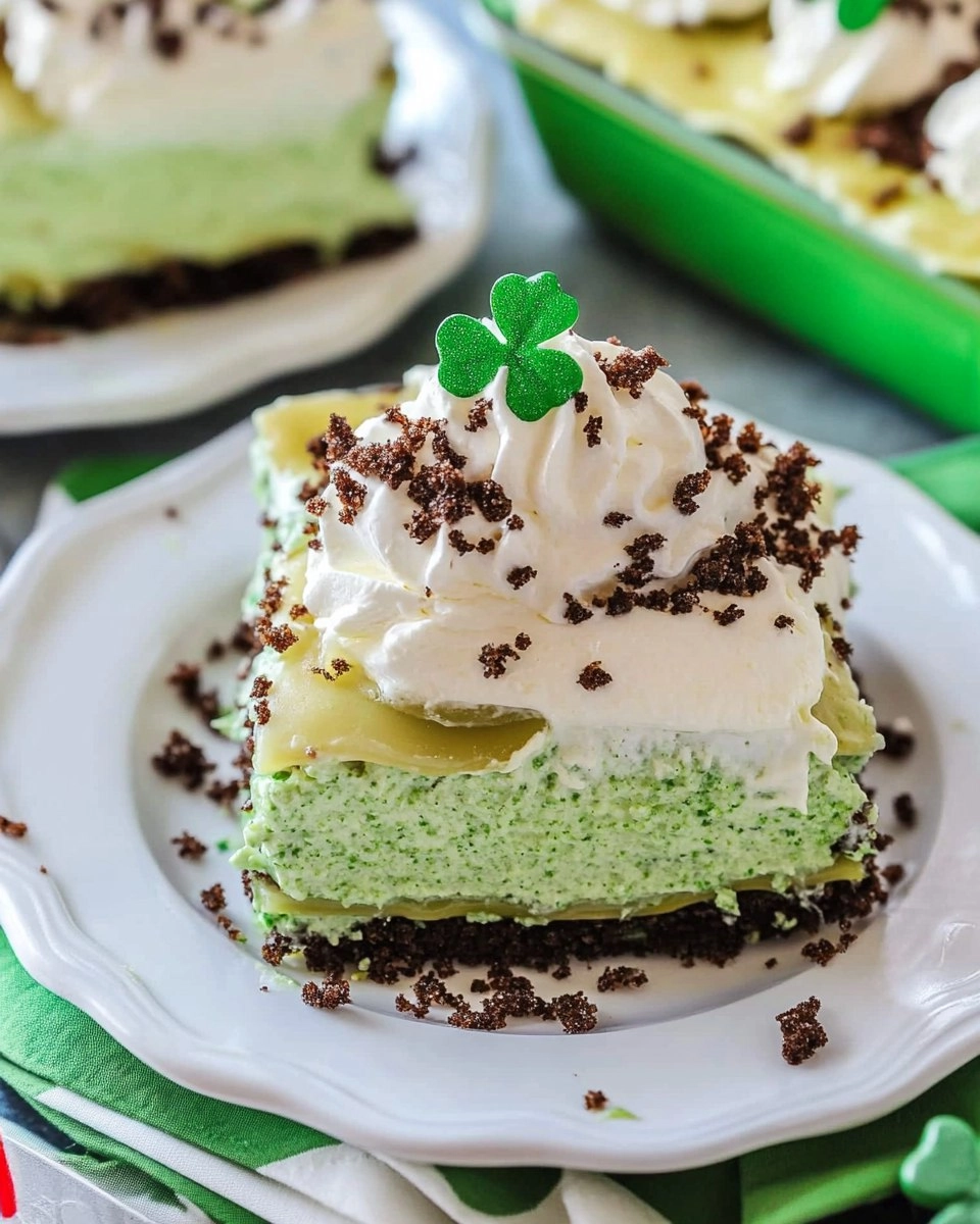 Shamrock Shake Lasagna