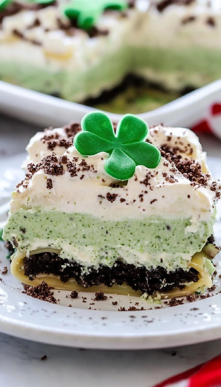 Shamrock Shake Lasagna