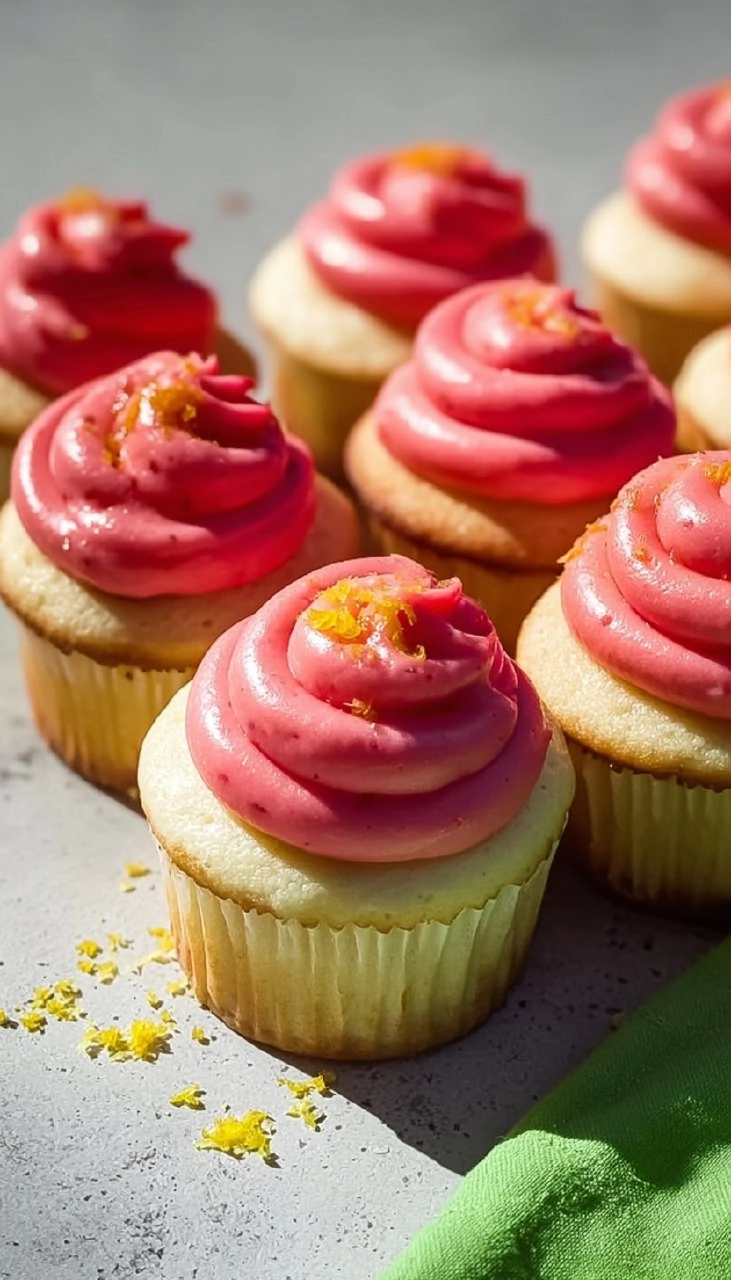 Strawberry Lemon Cupcakes