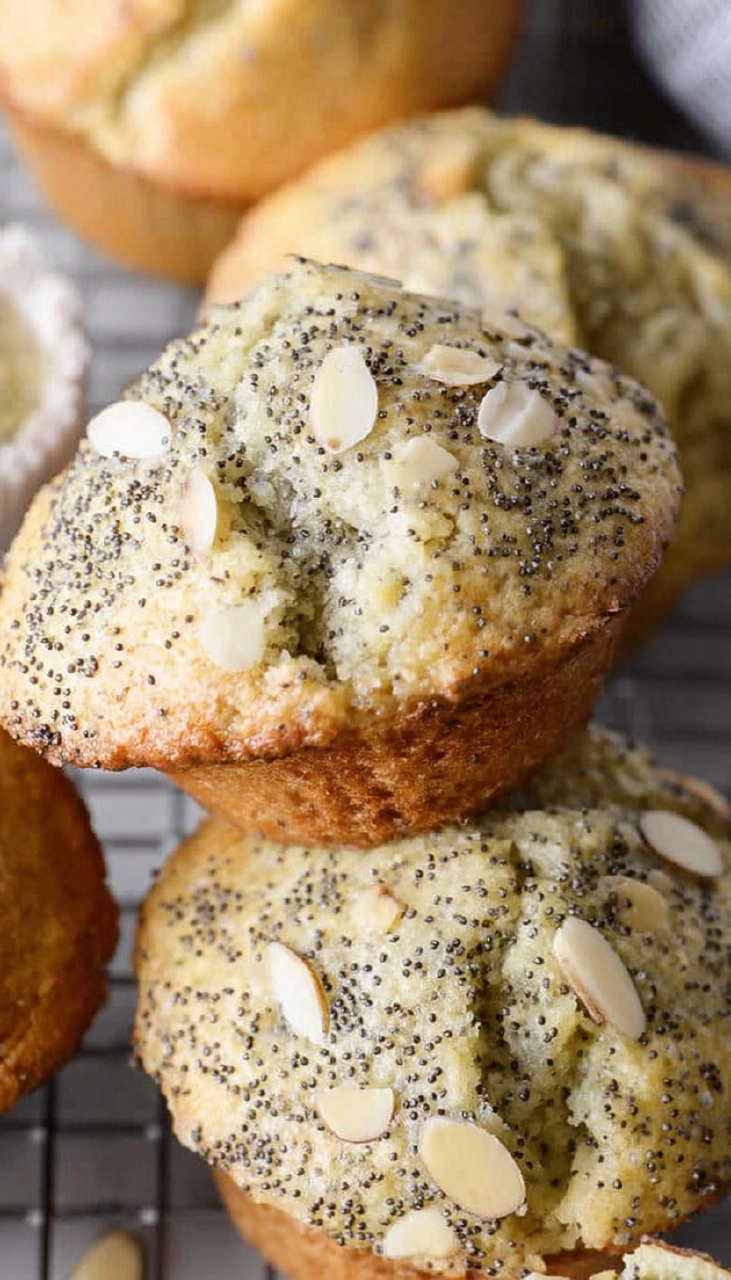 Almond Poppy Seed Muffins