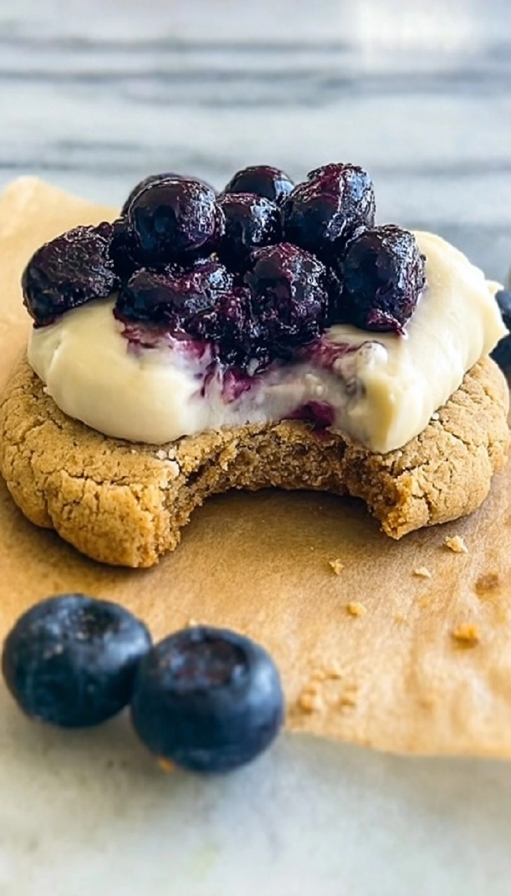 Blueberry Cheesecake Cookies