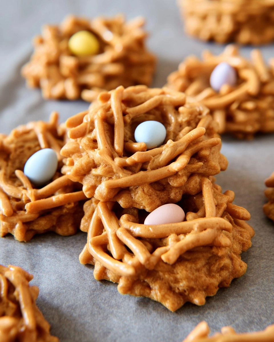 Butterscotch and Peanut Butter Bird Nest Cookies 1 Butterscotch-and-Peanut-Butter-Bird-Nest-Cookies-Recipe