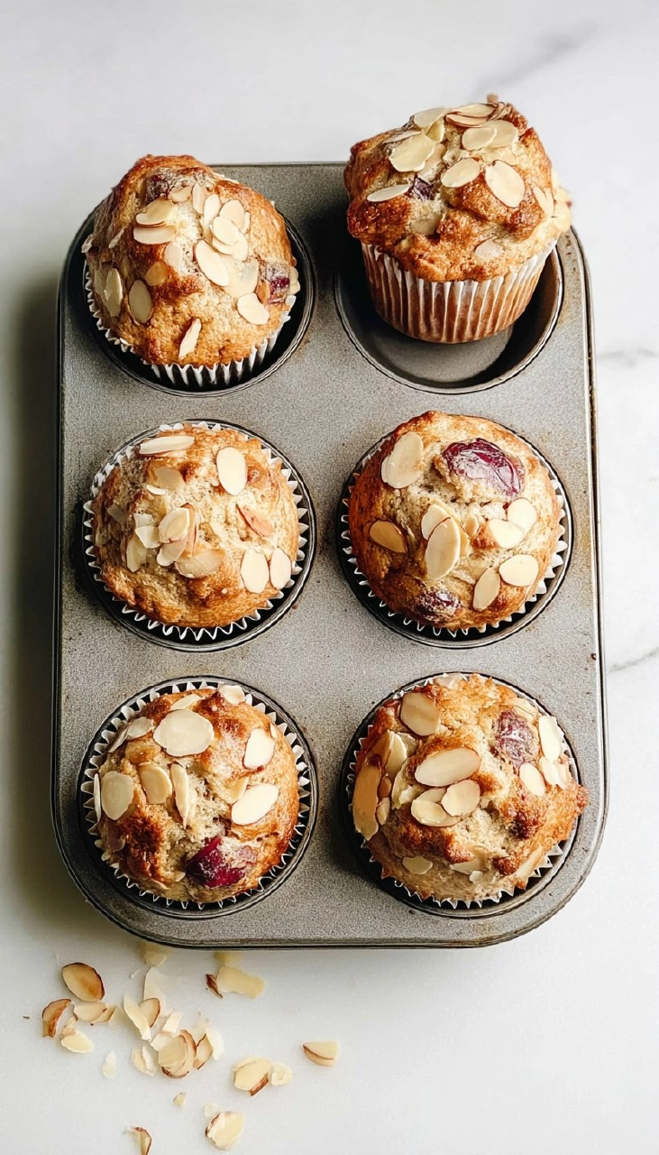 Cherry Almond Muffins 125 Cherry Almond Muffins