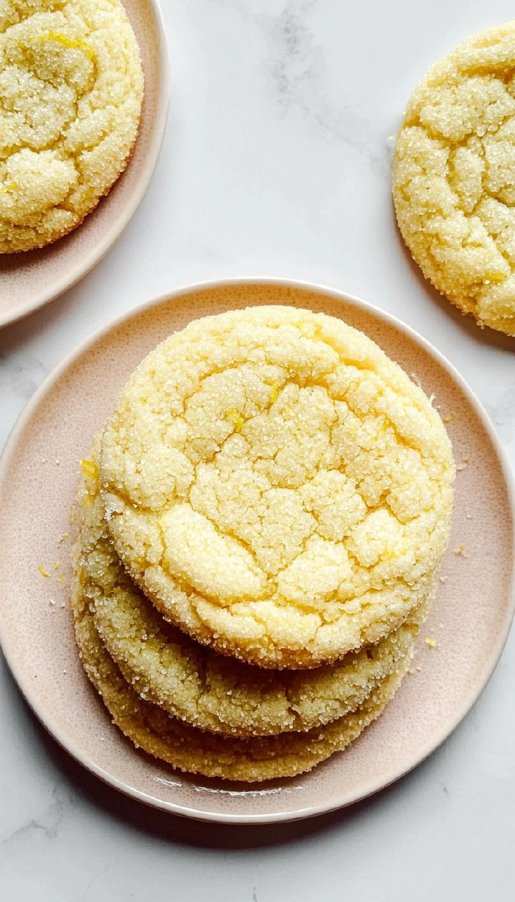 Chewy Lemon Sugar Cookies