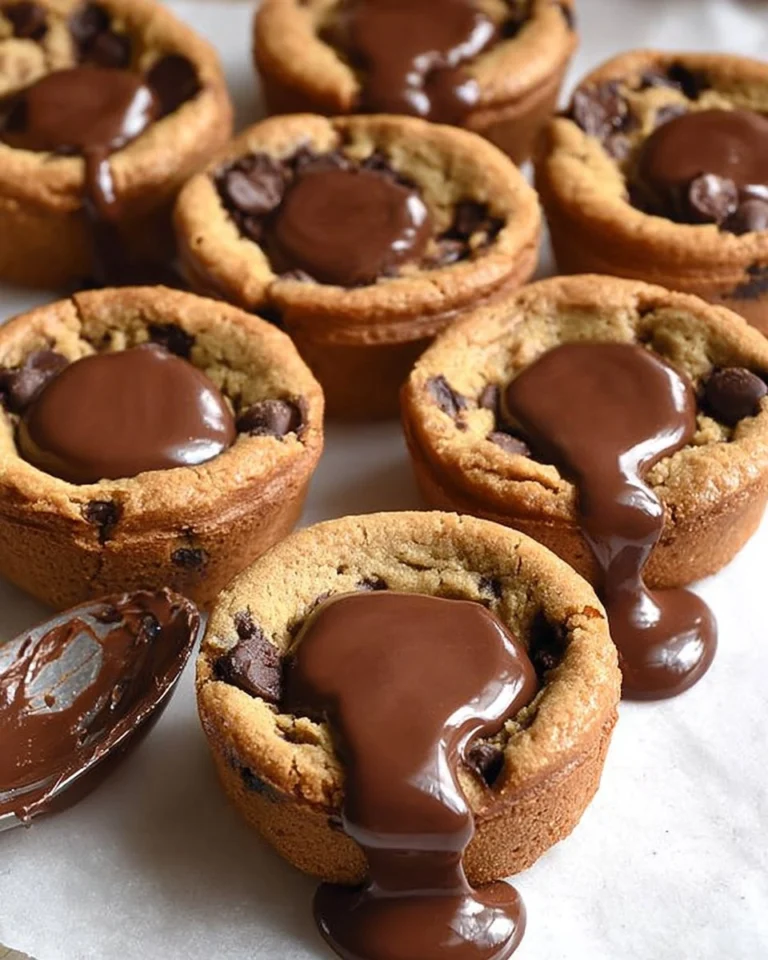 Chocolate-Chip-Cookie-Cups-with-Nutella-Recipe