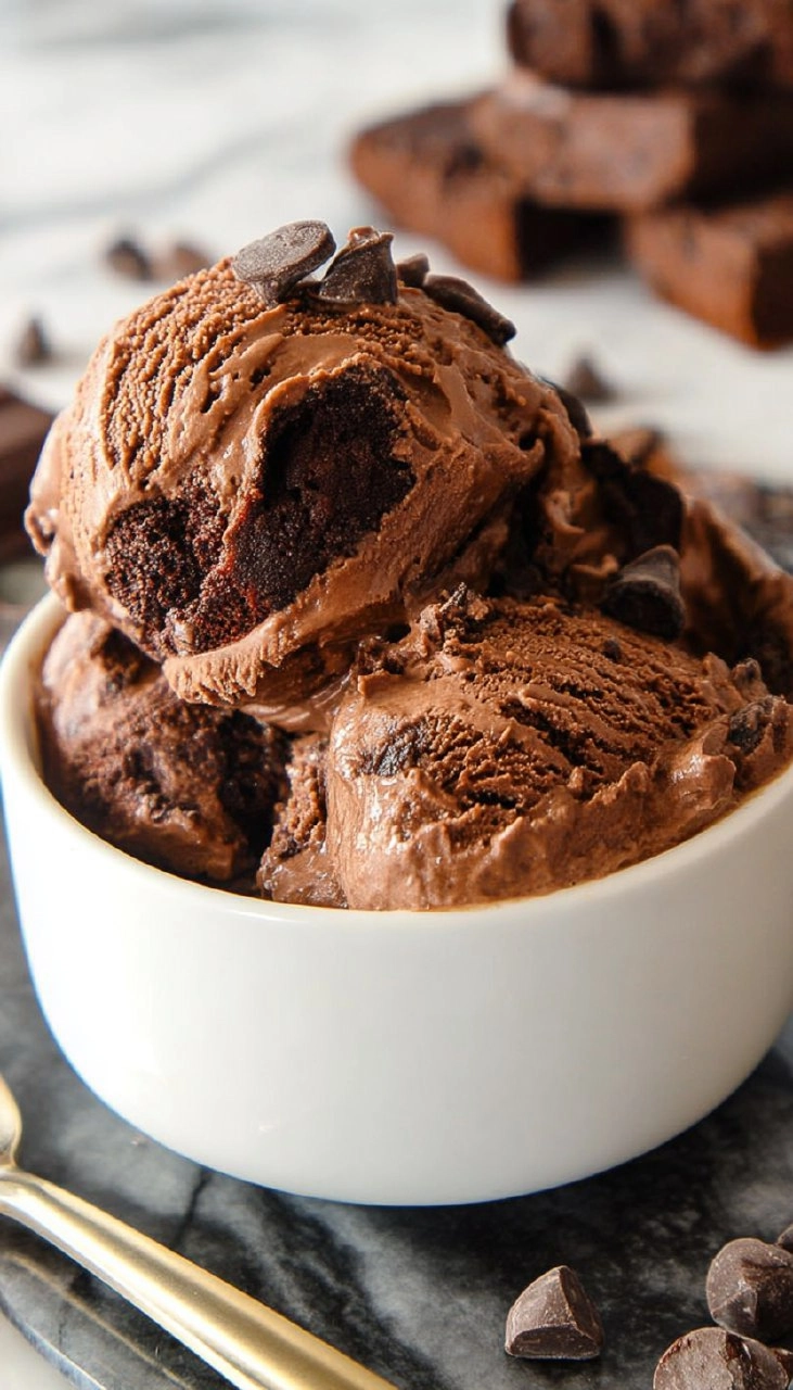 Chocolate Fudge Brownie Ice Cream