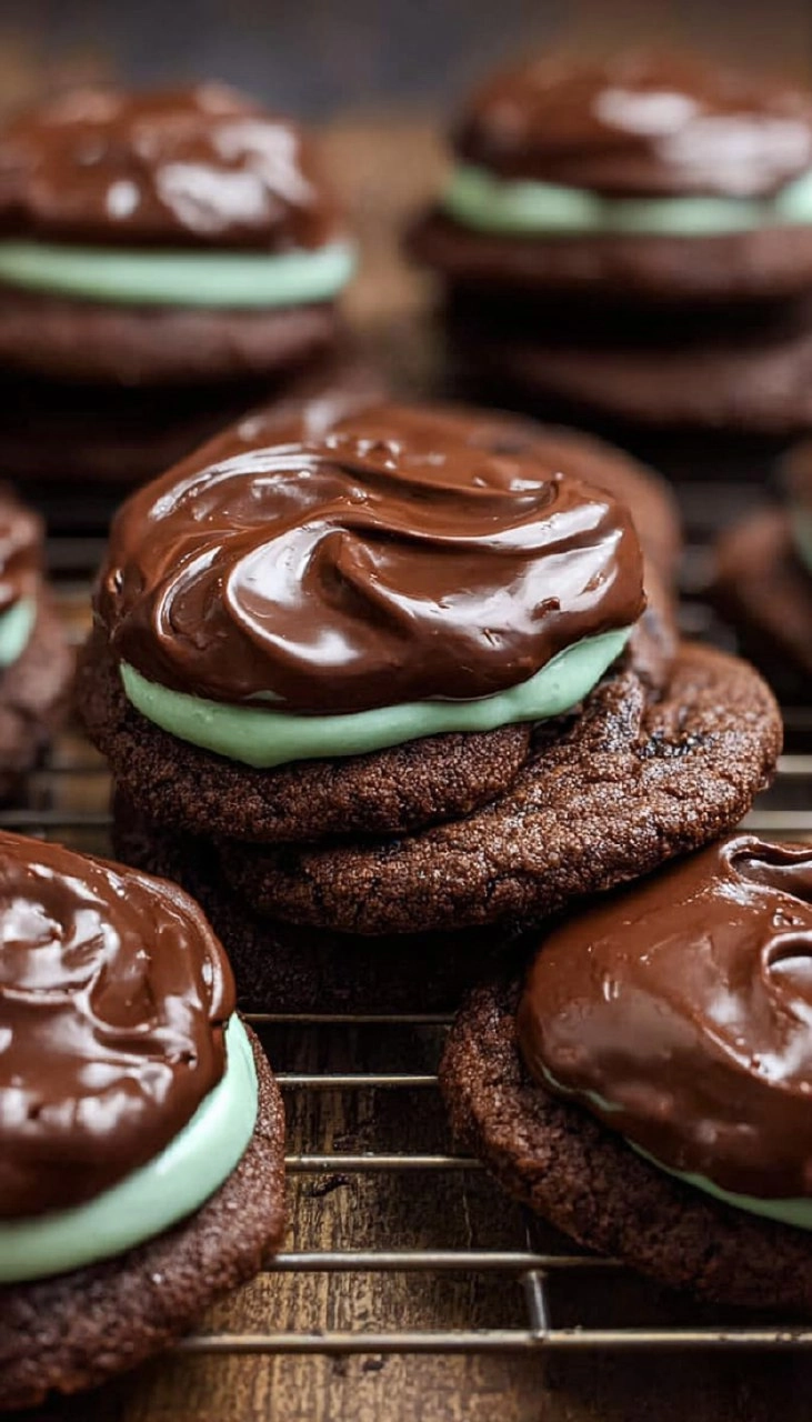 Chocolate Mint Cookies