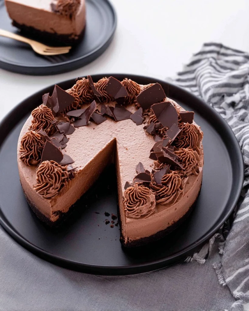 Dark-Chocolate-Cheesecake-Recipe