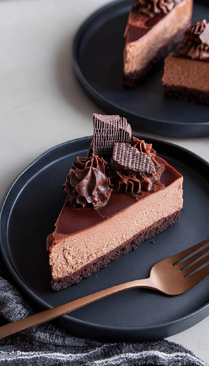 Dark Chocolate Cheesecake