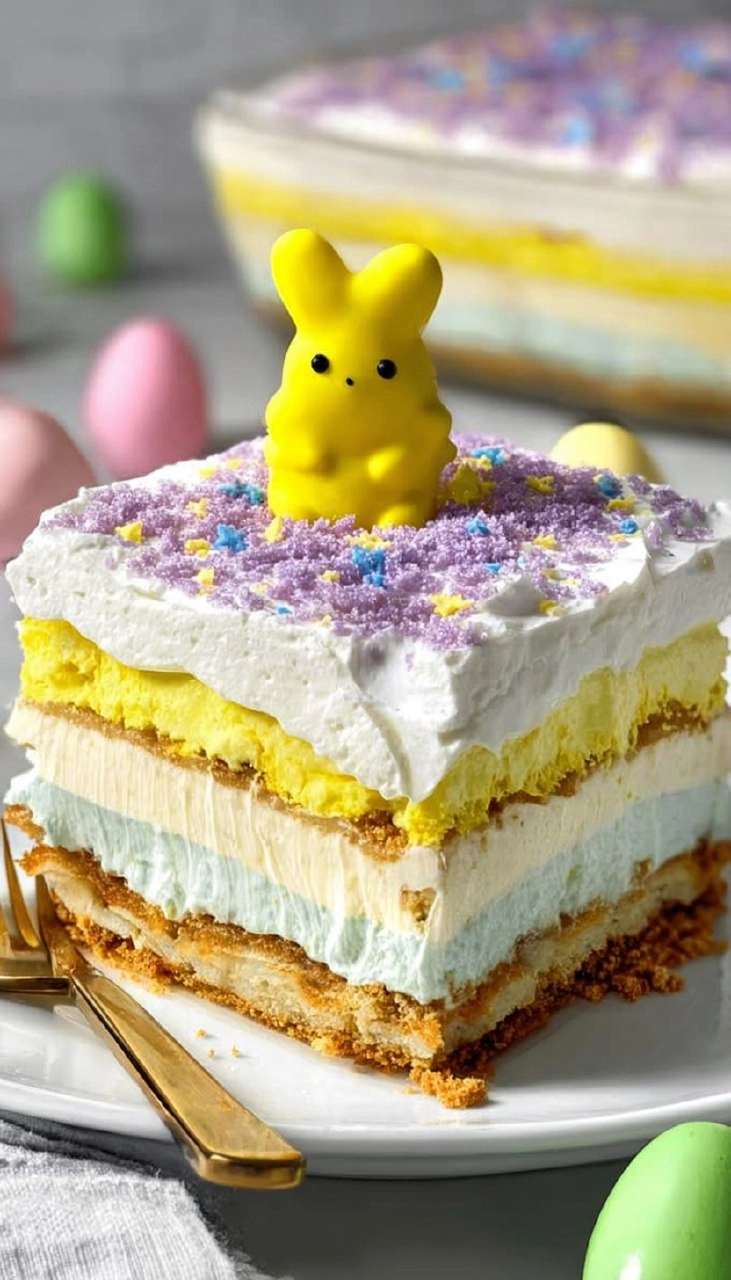 Easter Cheesecake Lasagna