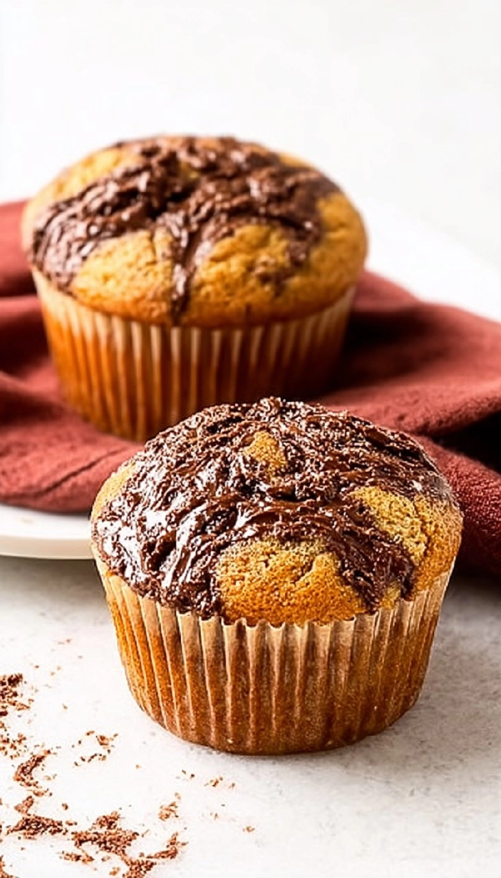 Fluffy Nutella Muffins 110 Fluffy Nutella Muffins