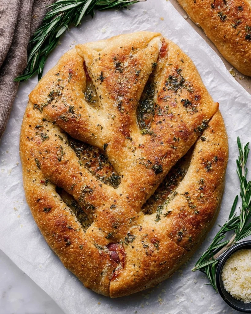 Fougasse-French-Style-Flatbread-Recipe