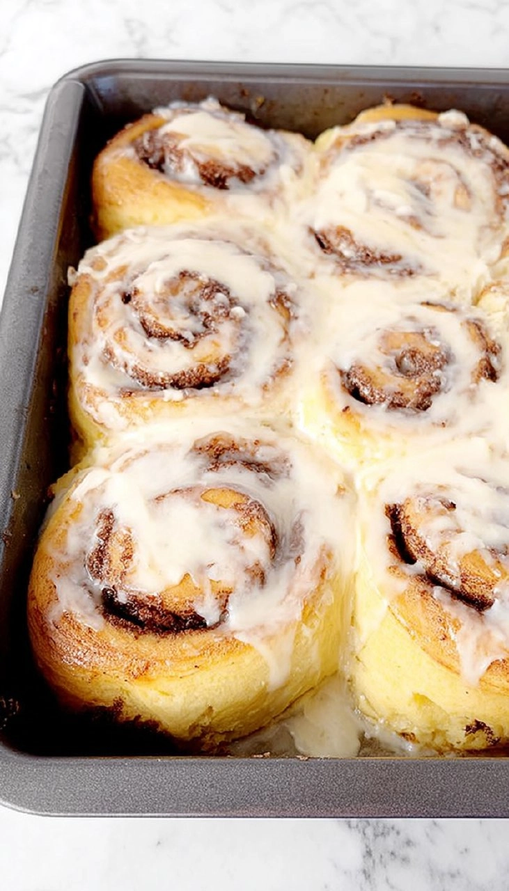 No-Knead Cinnamon Rolls