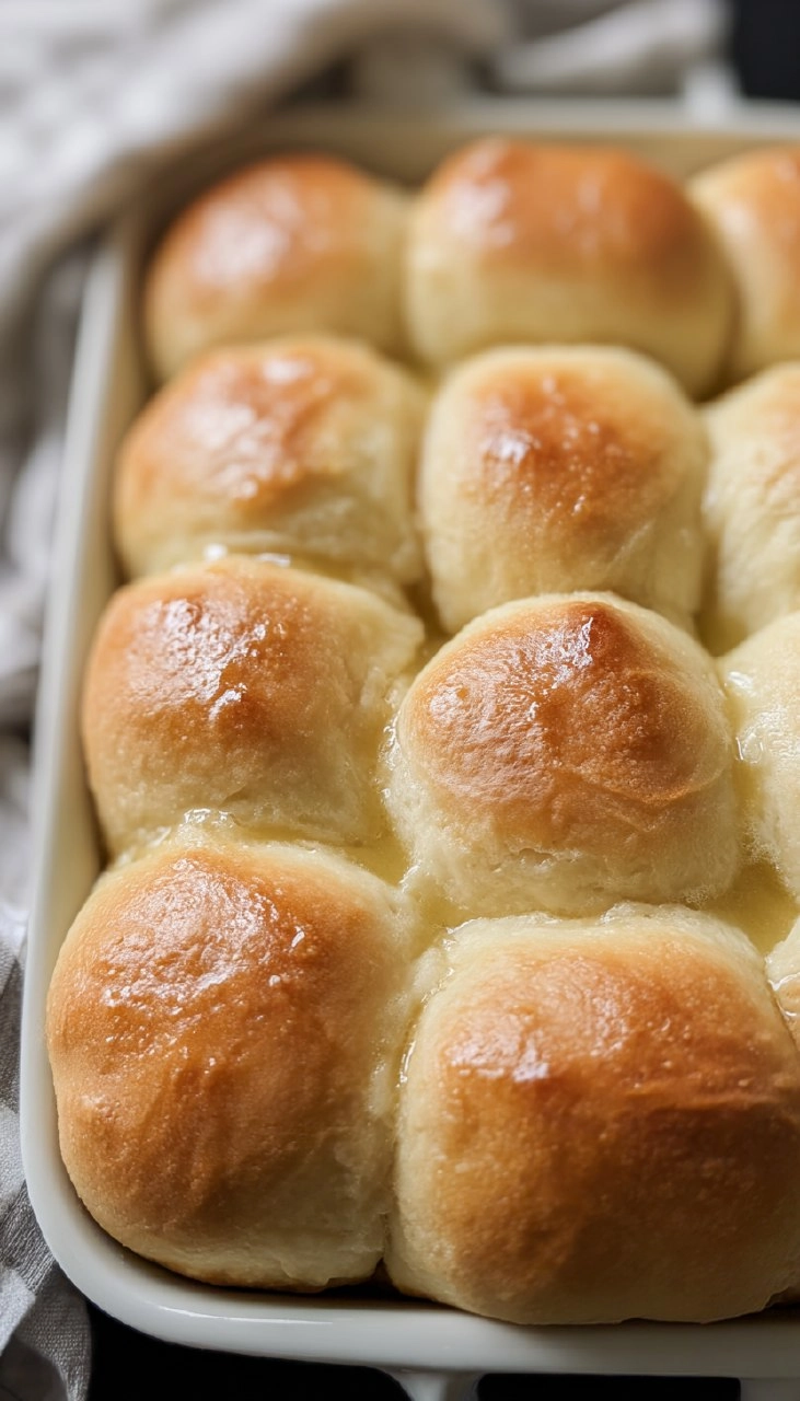 Sourdough Brioche Dinner Rolls