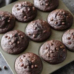 Sourdough-Double-Chocolate-Chip-Muffins-Recipe