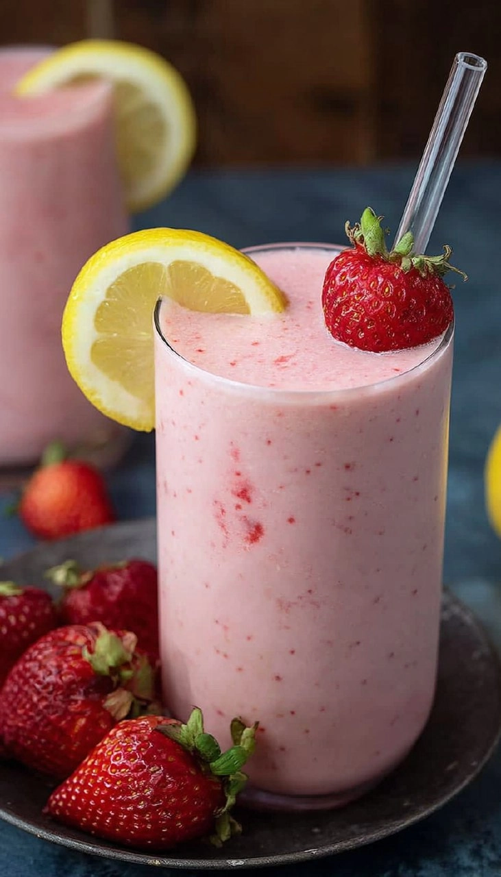 Strawberry Lemonade Milkshake 45 Strawberry Lemonade Milkshake