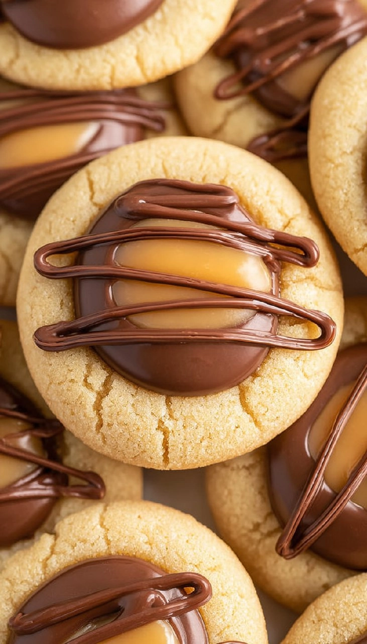 Twix Thumbprint Cookies 110 Twix Thumbprint Cookies