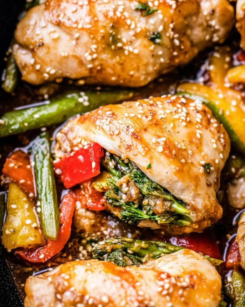 Vegetable-Chicken-Roll-Ups-Recipe