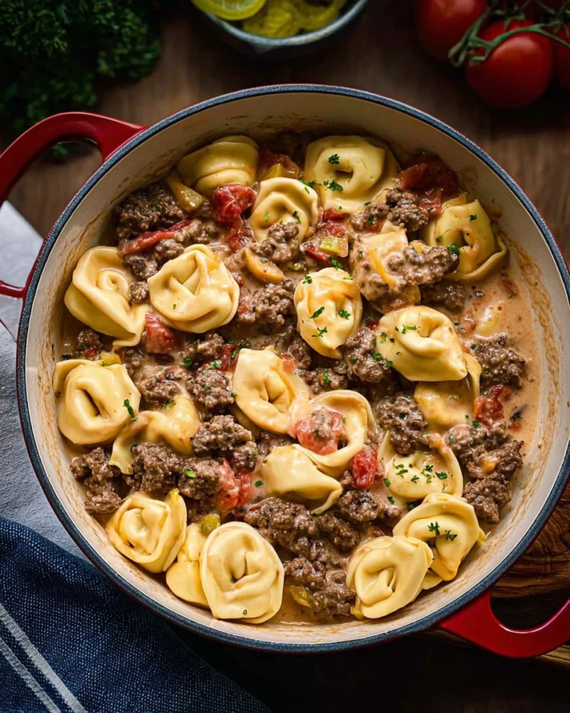 Cheeseburger-Tortellini-Recipe
