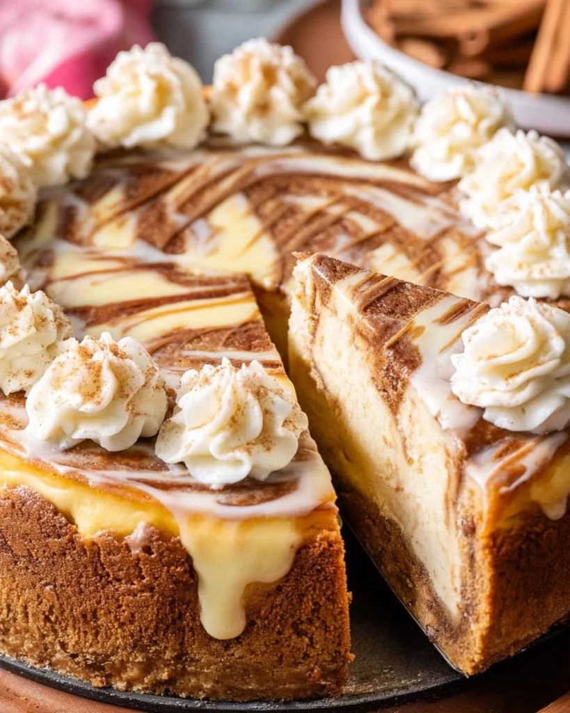 Cinnamon-Roll-Cheesecake-Recipe