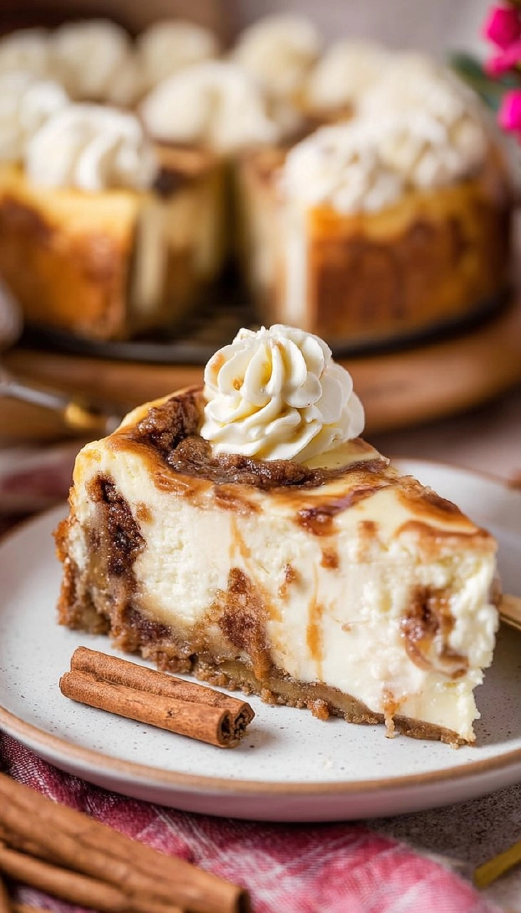 Cinnamon Roll Cheesecake
