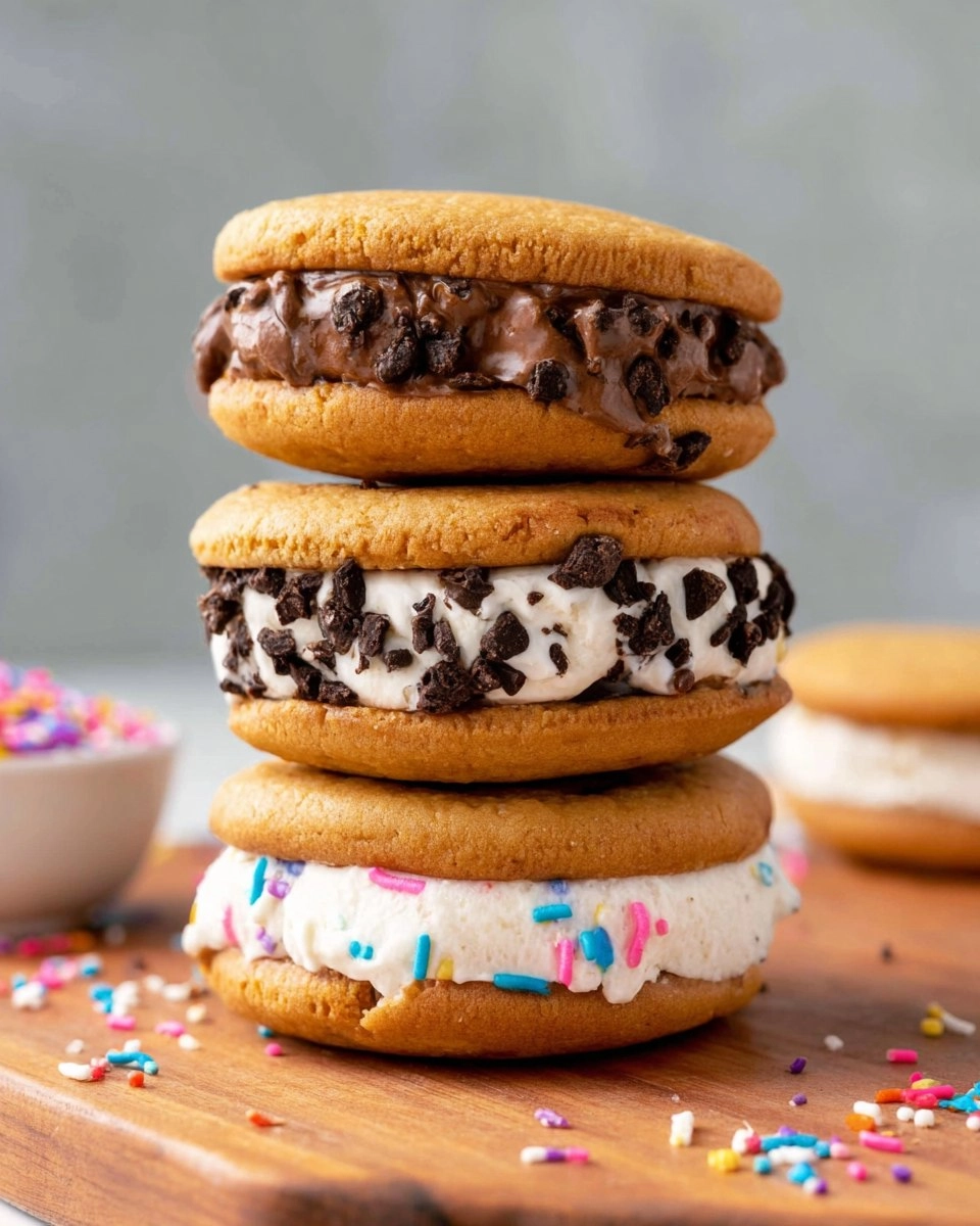 Cookie Ice Cream Sandwiches