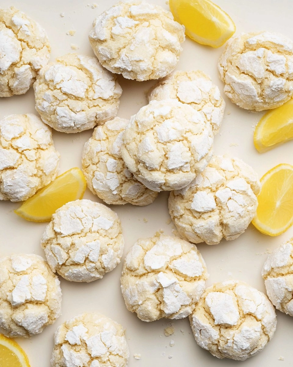Lemon Crinkle Cookies