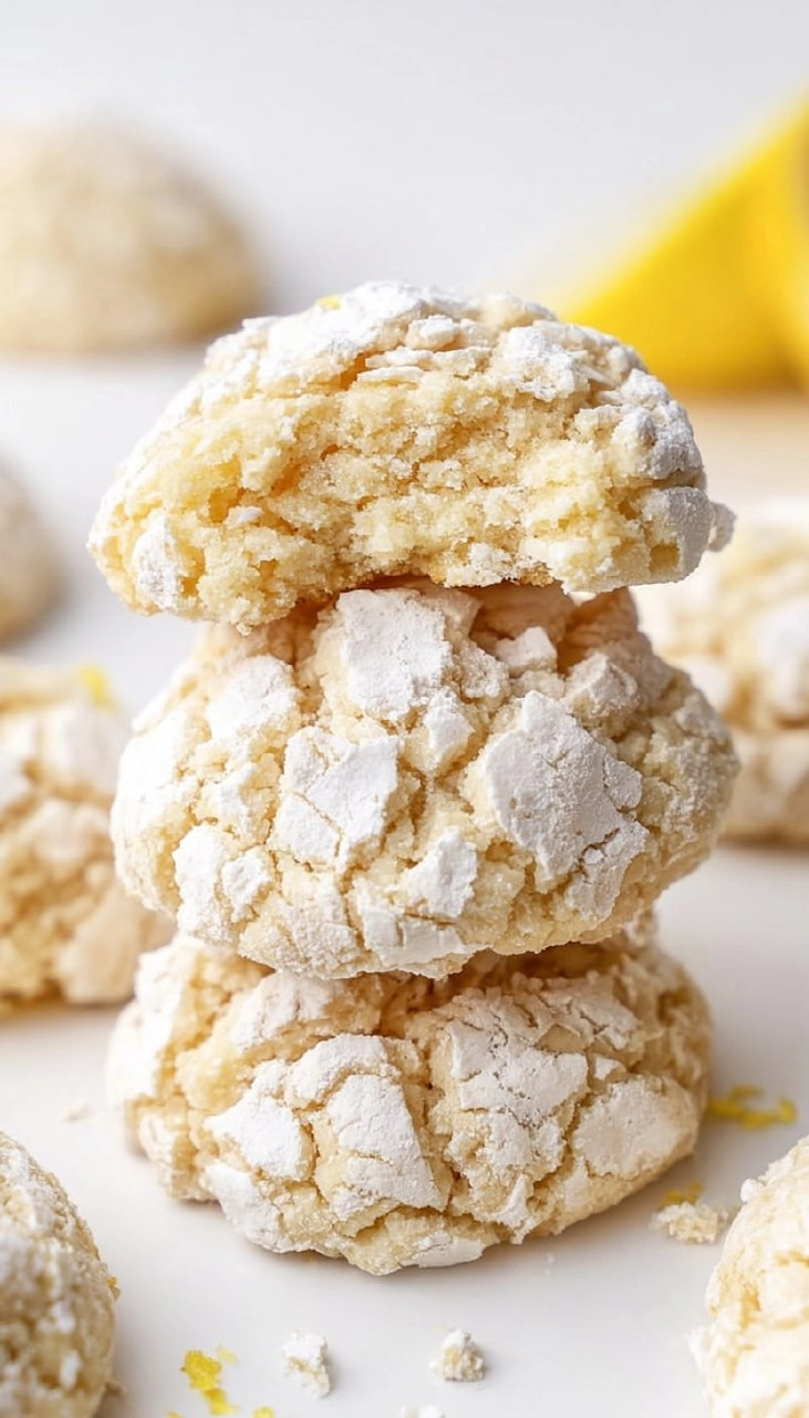 Lemon Crinkle Cookies