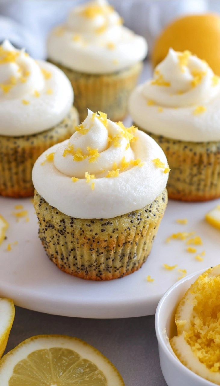 Lemon Poppy Seed Cupcakes 105 Lemon Poppy Seed Cupcakes