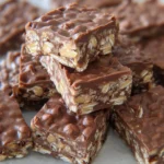 No Bake Chocolate Peanut Butter Oat Bars 73 No-Bake-Chocolate-Peanut-Butter-Oat-Bars-Recipe