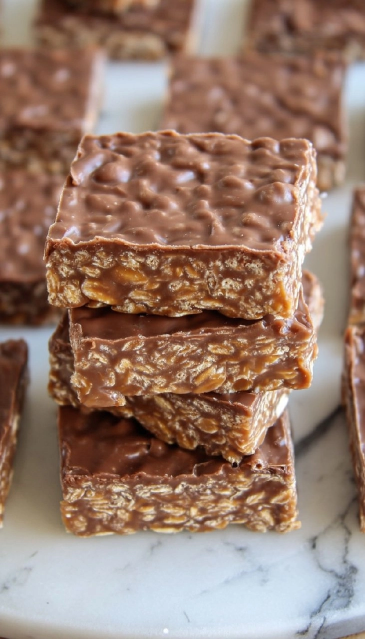 No Bake Chocolate Peanut Butter Oat Bars 71 No Bake Chocolate Peanut Butter Oat Bars
