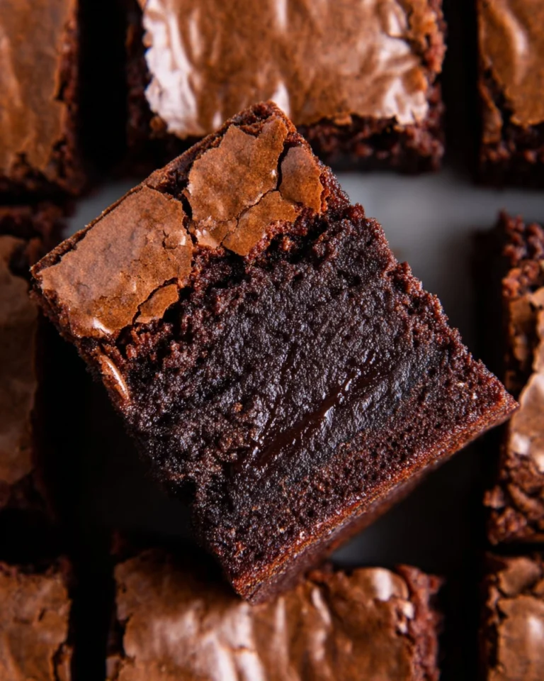 Thick-Fudgy-Brownies-with-Shiny-Crackly-Top-Recipe