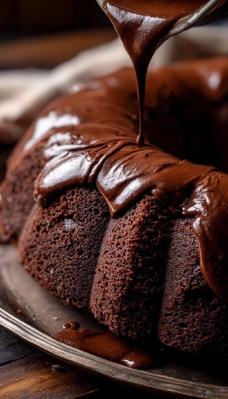 Triple Chocolate Pound Cake