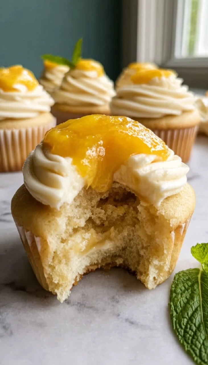 Tropical Mango Cupcakes