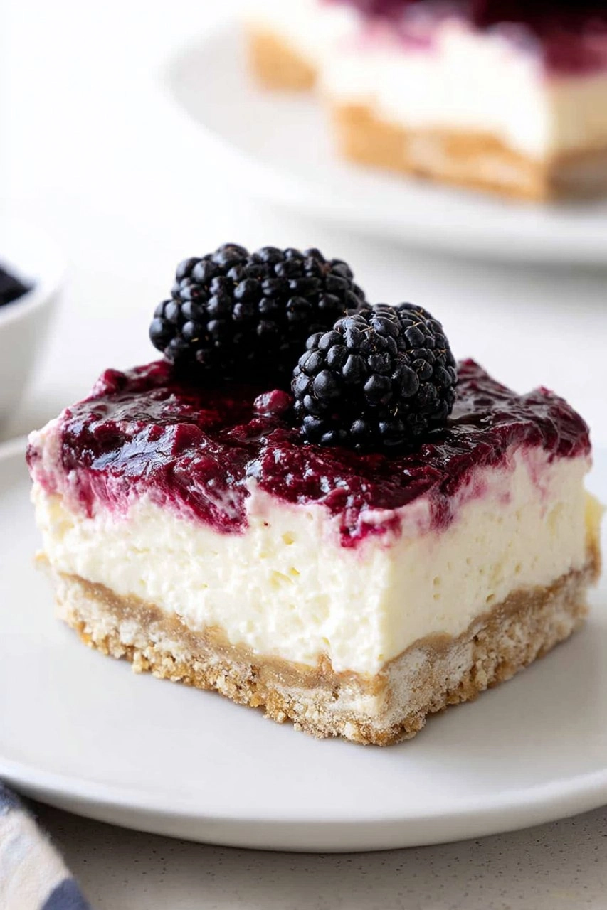 Blackberry Cream Cheese Bars 137 Blackberry Cream Cheese Bars