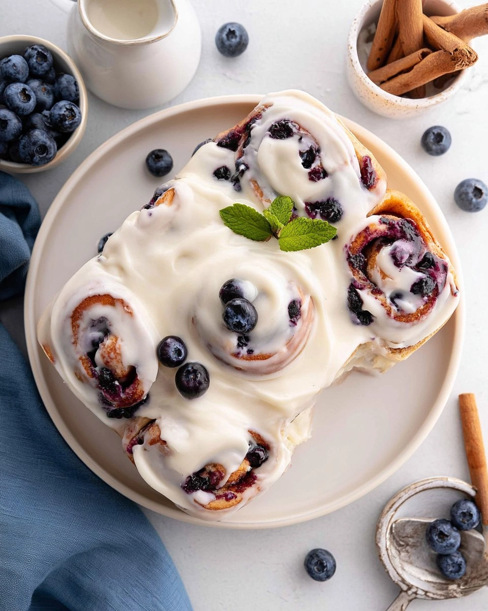 Blueberry Sweet Rolls with Cream Cheese Frosting 96 Blueberry Sweet Rolls with Cream Cheese Frosting
