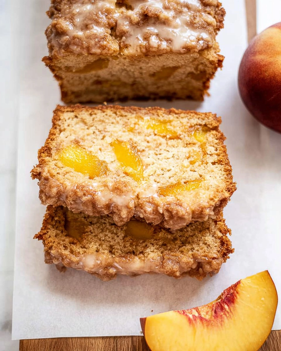 Peach Cobbler Bread