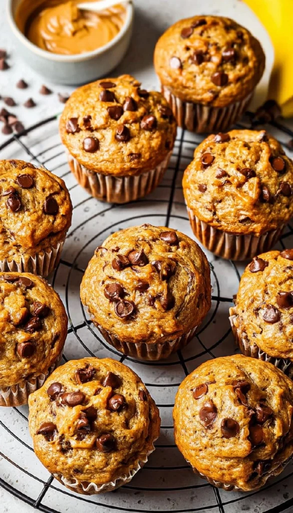 Peanut-Butter-Banana-Muffins-Recipe
