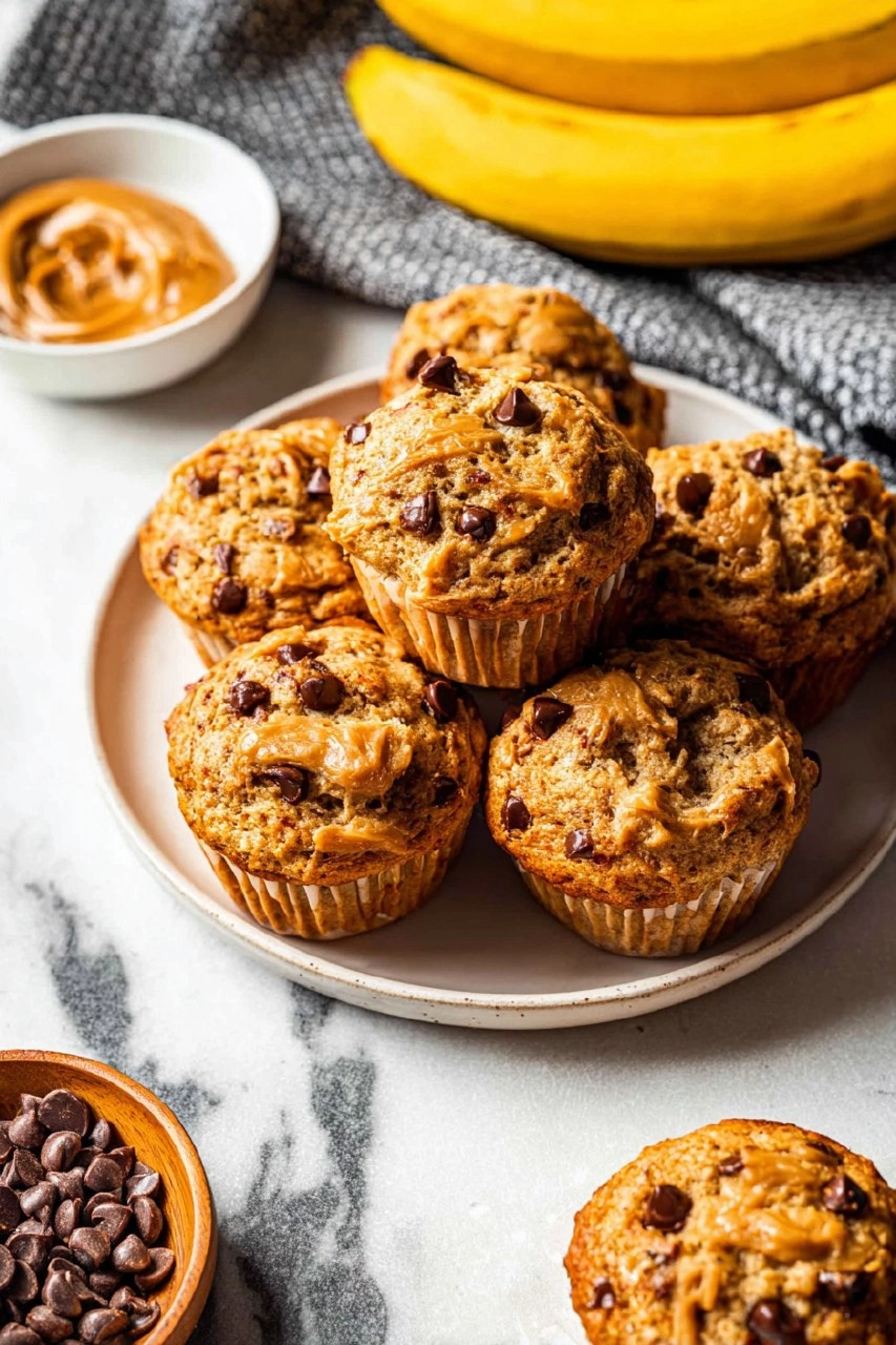 Peanut Butter Banana Muffins 112 Peanut Butter Banana Muffins