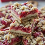 Rhubarb Cheesecake Bars with Crumble Topping 136 Rhubarb-Cheesecake-Bars-with-Crumble-Topping-Recipe