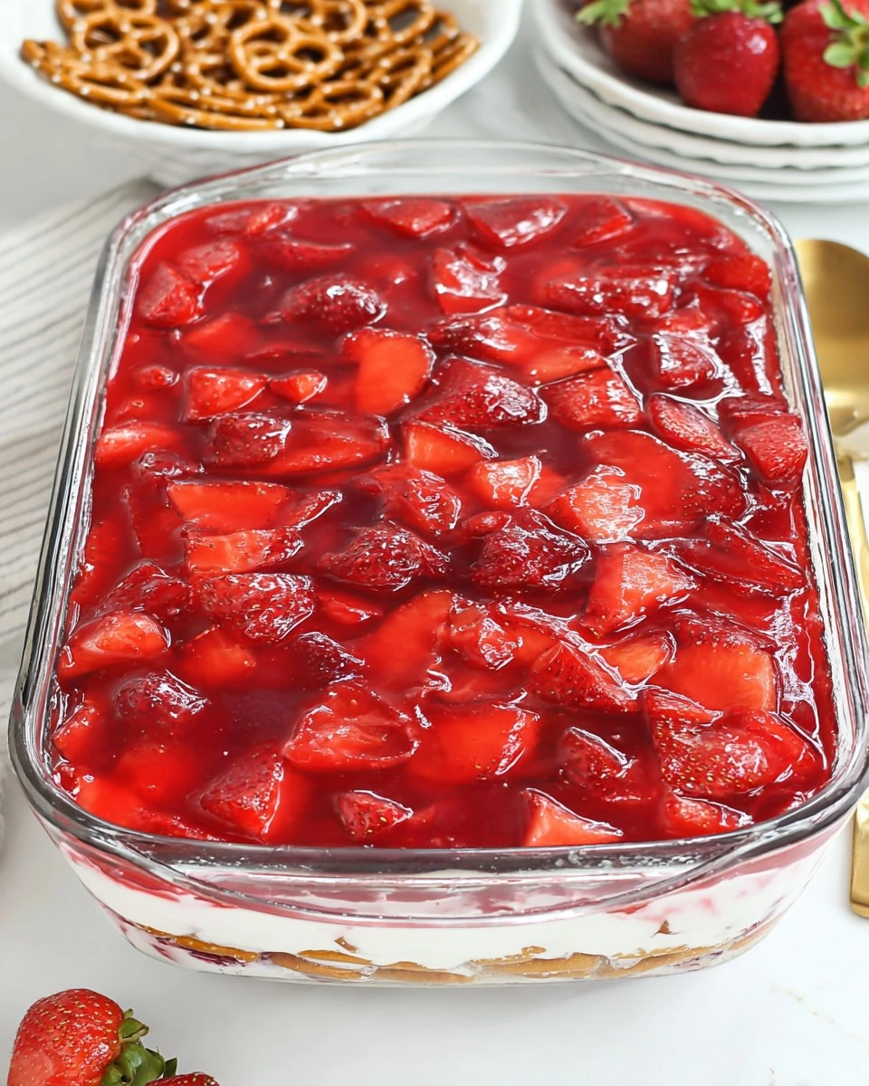 Strawberry Pretzel Salad 100 Strawberry Pretzel Salad