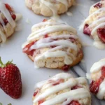 Strawberry-Shortcake-Cookies-with-White-Chocolate-Recipe
